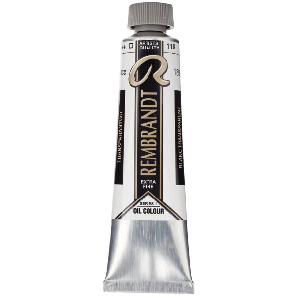 ROYAL TALENS Peinture à lhuile Rembrandt, blanc transparent