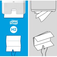 TORK Xpress Multifold Handtuchpapier, 213 x 240 mm, Z-Falz