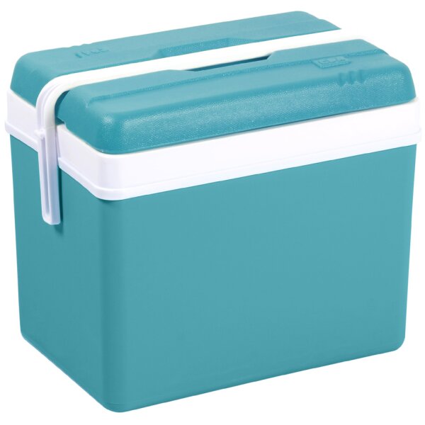 EDA Kühlbox, Kunststoff, 35 Liter, grau lagunenblau