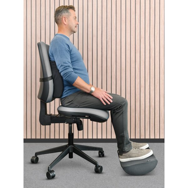 Fellowes Komfort-Rückenkissen Breyta, schwarz