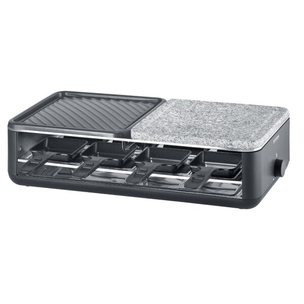 SEVERIN Raclette-Grill RG 2366, Naturgrillstein Grillplatte