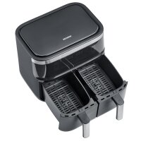 SEVERIN Friteuse à air chaud FR 2453, 2 x 3,8 litres