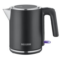 SEVERIN Wasserkocher WK 3427, 1,0 Liter, Edelstahl rot