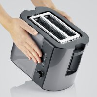 SEVERIN Grille-pain 2 tranches AT 9573, Stone Grey