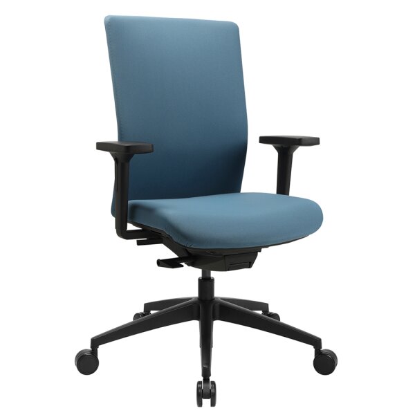 Topstar Chaise de bureau Sitness Airwork G, noir/pétrole