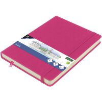 kangaro Carnet de croquis, couverture PU rigide, A6, ocre