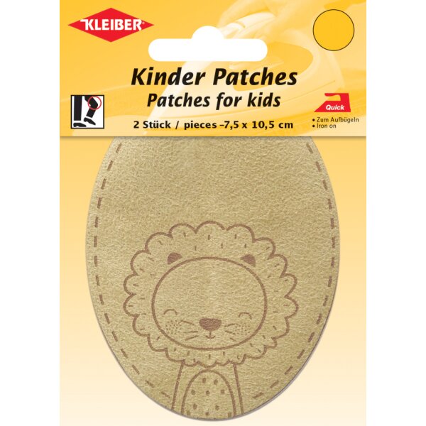 KLEIBER Applikation "Giraffe", rosa, 2er Blister