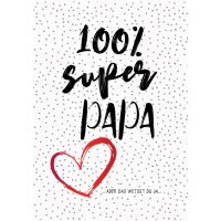 CACTUS Grusskarte 100% Super Papa