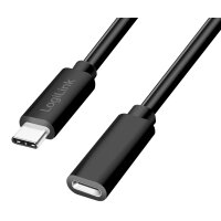 LogiLink USB 2.0 Verlängerungskabel, schwarz, 3,0 m