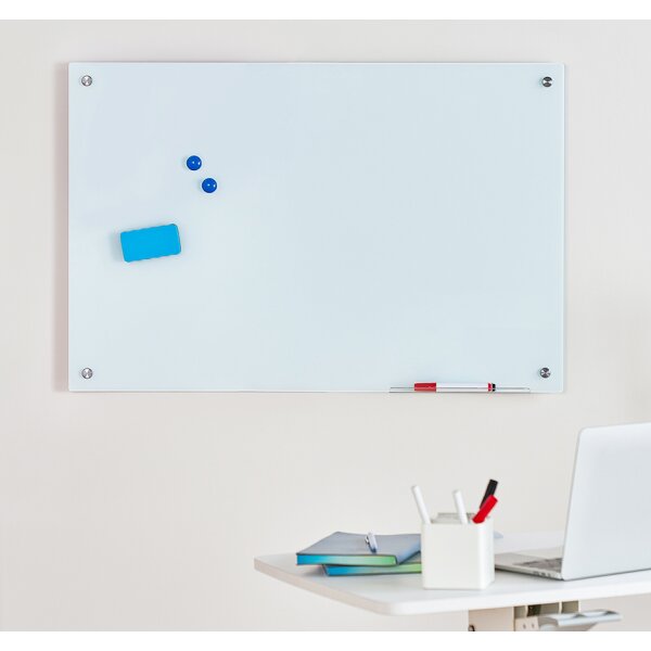 LogiLink Tableau magnétique en verre, (L)900x(H)600mm, blanc