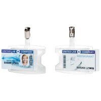 DURABLE Ausweishalter "reXycle", mit Clip,...