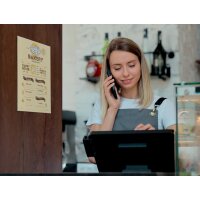 DURABLE Support dinformation rPET, A4, transparent