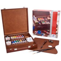 ROYAL TALENS Van Gogh Holzkoffer-Set Acrylfarben Inspiration