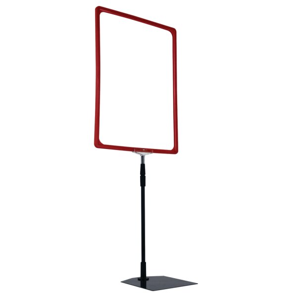 METO Support pour cadre, A4, incl. cadre, rouge