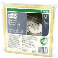 TORK Chiffon de nettoyage tout usage, 305 x 305 mm, jaune