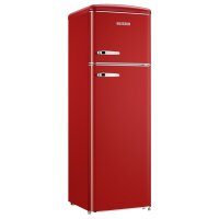SEVERIN Retro-Kühl- Gefrierkombination RKG 8983, rot