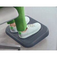 LEITZ Fussstütze, höhenverstellbar, dunkelgrau