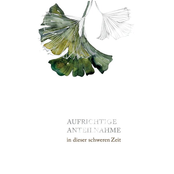 CACTUS Trauerkarte "Fliegende Pusteblumen"