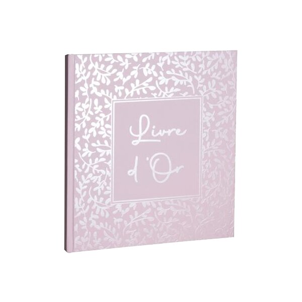 EXACOMPTA Gästebuch AutentiK, 190 x 210 mm, rosa
