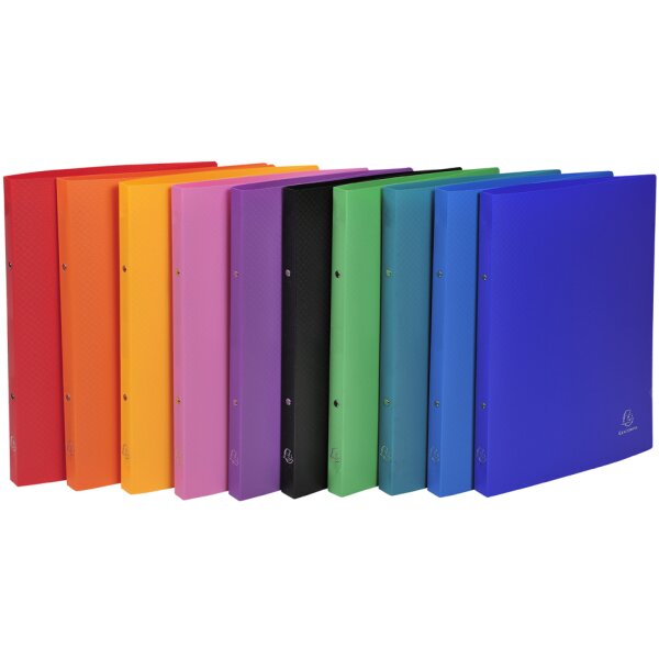 EXACOMPTA Ringbuch, PP, 4-Ring-Mechanik, DIN A4, sortiert