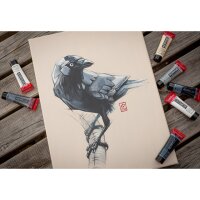 ROYAL TALENS Acrylfarbe AMSTERDAM graues Mischset, 6 x 20 ml