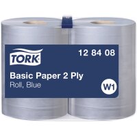 TORK Rouleau nettoyant multi-usage, 2 couches, 340 m, bleu