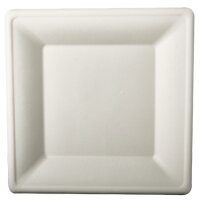 PAPSTAR Assiette en canne à sucre pure,...