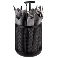 APS Range-couverts DART, en métal, noir