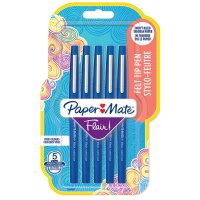 Paper:Mate Faserschreiber Flair, 5er Blister, schwarz