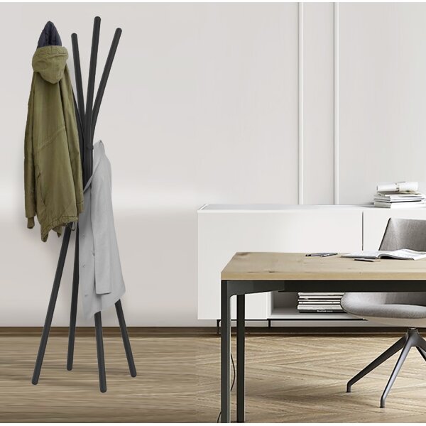 UNiLUX Portemanteau TOTEM, hauteur: 1.750 mm, noir