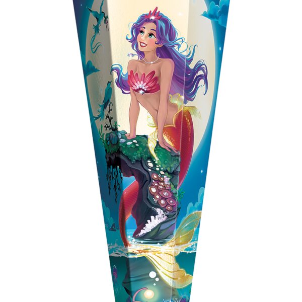 ROTH Schultüte "Magische Meerjungfrau", rund, 700 mm