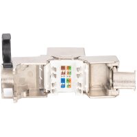 DIGITUS Module Keystone, cat. 8.1, blindé, pack de 4