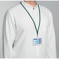 DURABLE Porte-badge reXycle, pour 1 badge, transparent