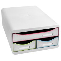 EXACOMPTA Module de classement SMALL-BOX, blanc/arlequin