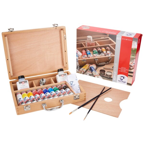 ROYAL TALENS Van Gogh Mallette de peinture acrylique Basic