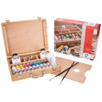ROYAL TALENS Van Gogh Holzkoffer-Set Acrylfarben Basic