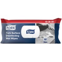 TORK Desinfektionstücher für Oberflächen, 180 x 200 mm