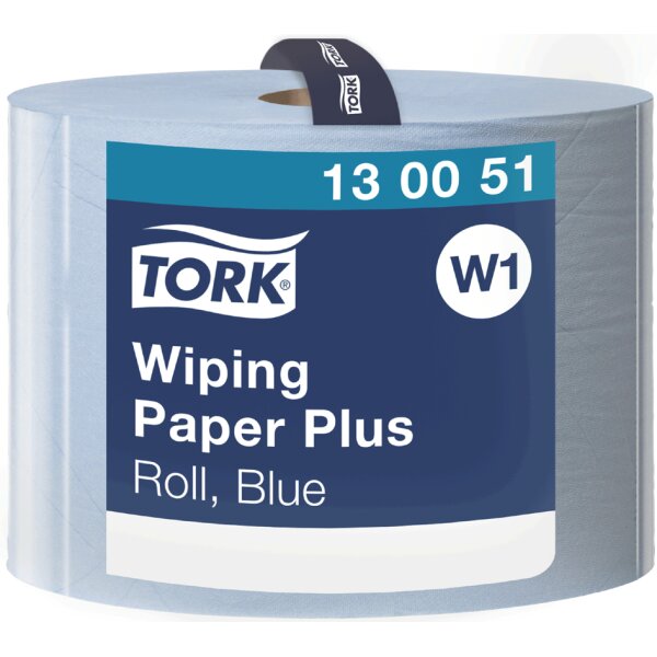 TORK Rouleau nettoyant multi-usage, 2 couches, 510 m, bleu