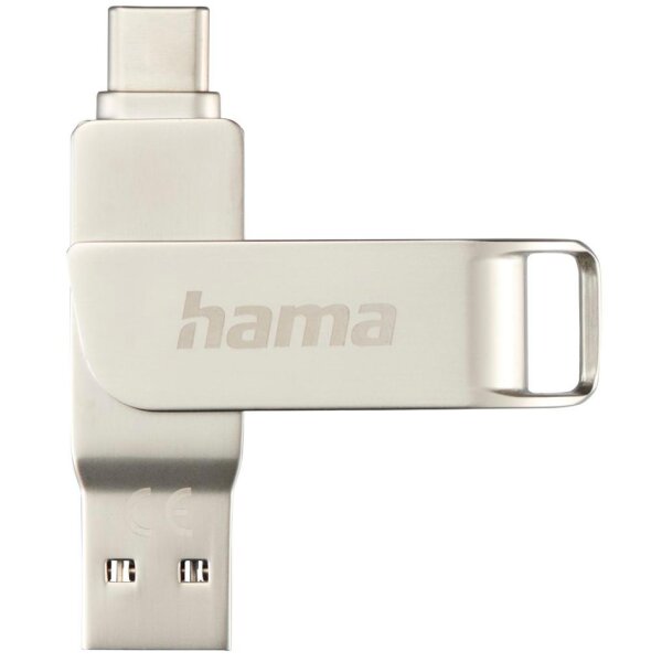 hama USB 3.0 3.1 Speicherstick "C-Rotate Pro", 128 GB