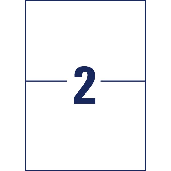 AVERY Zweckform Versand-Etiketten, 210 x 148 mm, weiss