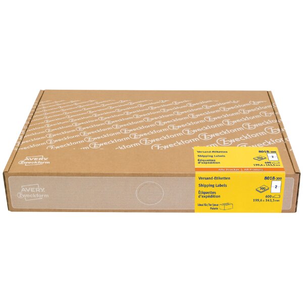AVERY Zweckform Versand-Etiketten, 210 x 148 mm, weiss