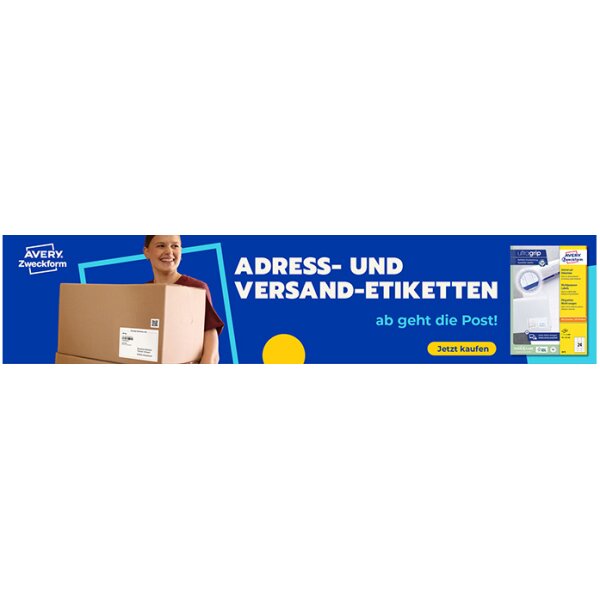 AVERY Zweckform Versand-Etiketten, 210 x 148 mm, weiss