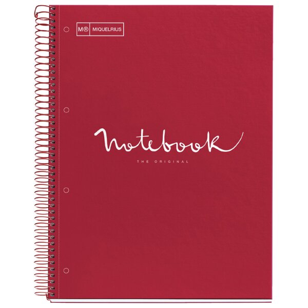 MIQUELRIUS Cahier à spirale Notebook EMOTIONS, A4, menthe