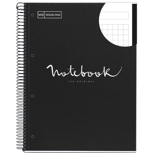 MIQUELRIUS Cahier à spirale Notebook EMOTIONS, A4, menthe