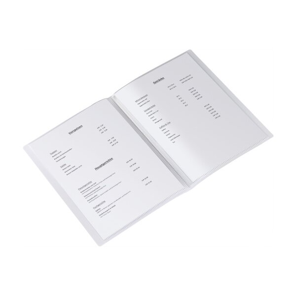 KOLMA Sichtbuch Vario A4 03.744.16 weiss 20 Taschen