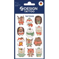 ZDesign KIDS Weihnachts-Tattoos "Schneemann"