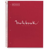 MIQUELRIUS Cahier à spirale Notebook EMOTIONS, A4, gris
