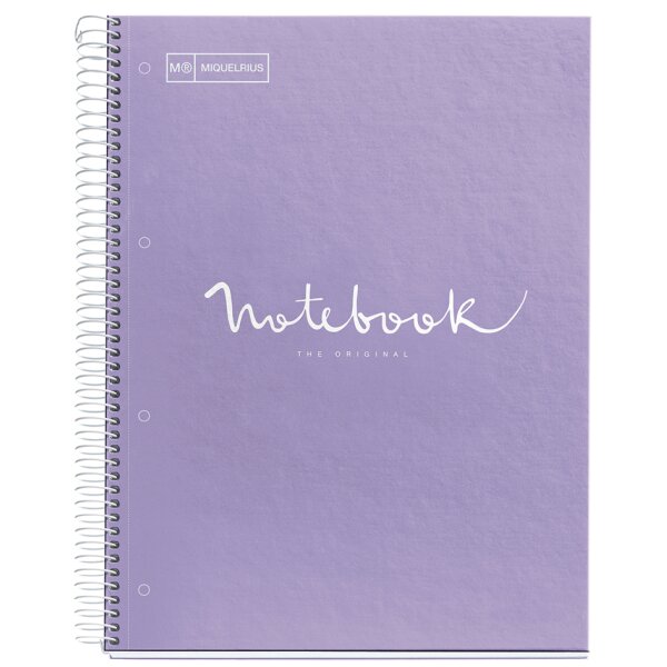 MIQUELRIUS Cahier à spirale Notebook EMOTIONS, A4, rouge
