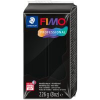 FIMO PROFESSIONAL Pâte à modeler, 226 g, noir