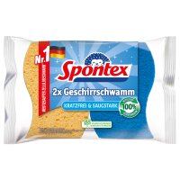 Spontex Éponge à vaisselle, pack de 2